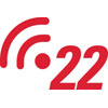 Wireless signal accompanied by a number of “22”